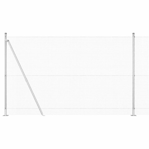 Słupek ogrodzeniowy. Srebrny 50 x 1,5 m (siatka 12 x 12 mm)