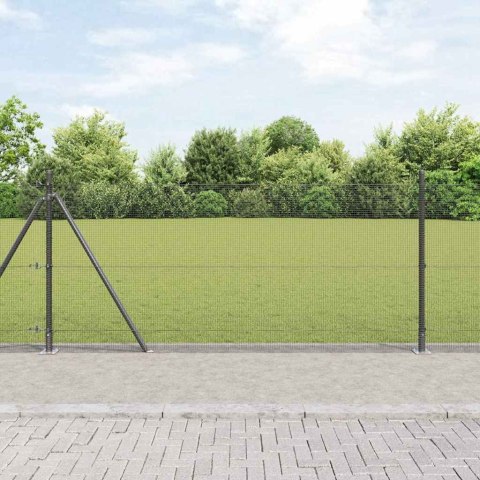 Słupek ogrodzeniowy. Szary 50 x 0,8 m (siatka 12 x 12 mm)