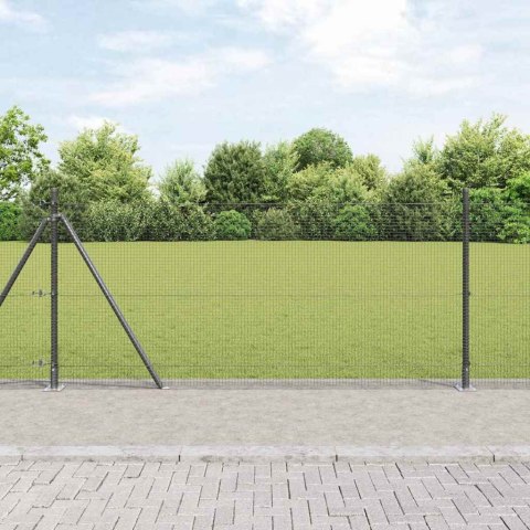 Słupek ogrodzeniowy. Szary 50 x 0,8 m (siatka 16 x 16 mm)