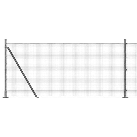 Słupek ogrodzeniowy. Szary 50 x 0,8 m (siatka 19 x 19 mm)