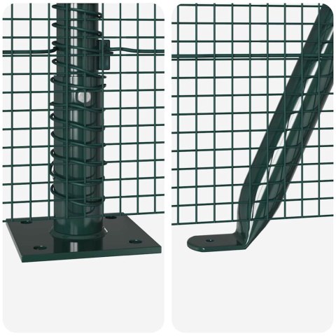 Słupek ogrodzeniowy. Zielony 100 x 0,5 m (siatka 12 x 12 mm)