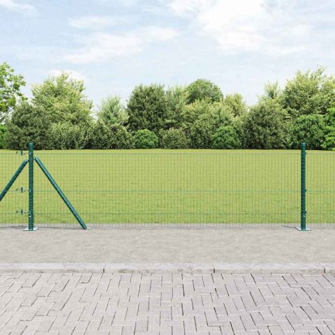 Słupek ogrodzeniowy. Zielony 100 x 0,6 m (siatka 25 x 25 mm)
