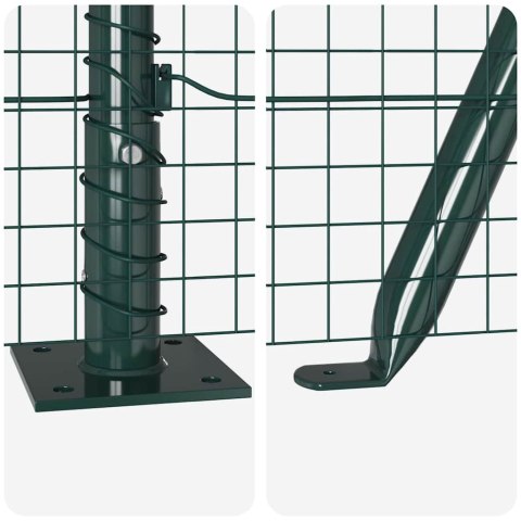 Słupek ogrodzeniowy. Zielony 100 x 0,6 m (siatka 25 x 25 mm)