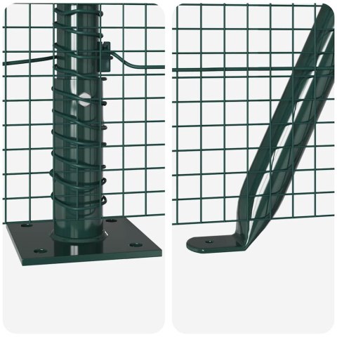 Słupek ogrodzeniowy. Zielony 100 x 0,8 m (siatka 19 x 19 mm)