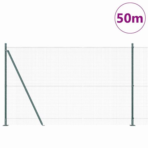 Słupek ogrodzeniowy. Zielony 50 x 1,4 m (siatka 25 x 25 mm)