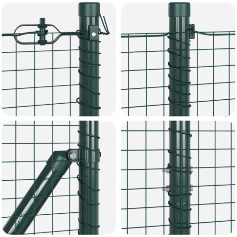 Słupek ogrodzeniowy. Zielony 50 x 1,4 m (siatka 25 x 25 mm)