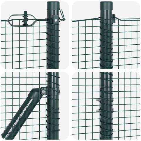Słupek ogrodzeniowy. Zielony 50 x 1,5 m (siatka 16 x 16 mm)