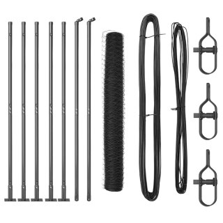 Słupek ogrodzeniowy. Szary