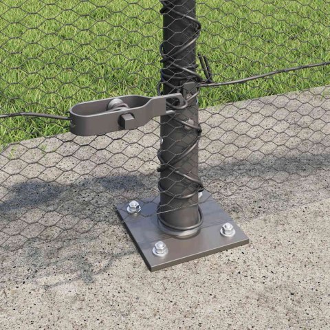 Słupek ogrodzeniowy. Szary
