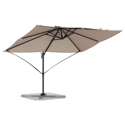 Parasol plażowy Ciemnoszary 351 x 250 x 260 cm