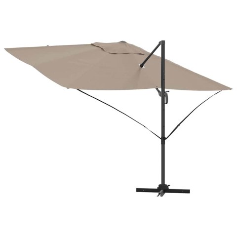 Parasol plażowy Ciemnoszary 351 x 250 x 260 cm