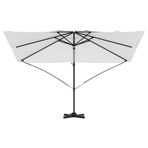 Parasol plażowy piaskowy 351 x 250 x 260 cm