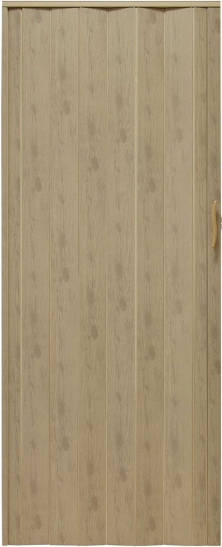 Drzwi harmonijkowe 001P-48G-80 wiąz mat G 80 cm