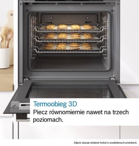 Piekarnik BOSCH HBG571EB4 do zabudowy, 60 x 60 cm, czarny