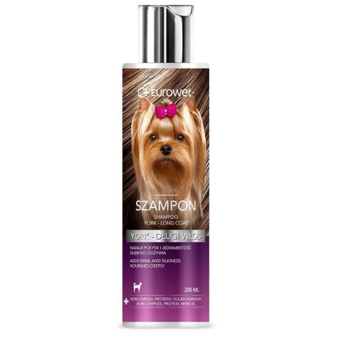 Eurowet Szampon York długi włos dla psa 200ml