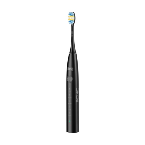 Soniczna szczoteczka do zębów TEESA SONIC 2 czarna , 5 trybów pracy, etui podróżne , USB typ C