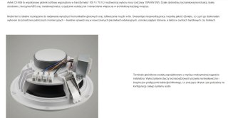 AVTEK GŁOŚNIK SUFITOWY CS 606