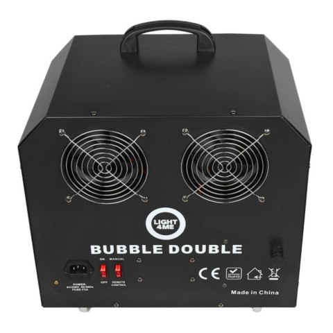 LIGHT4ME BUBBLE DOUBLE - Wytwornica baniek 300W, pilot bezprzewodowy