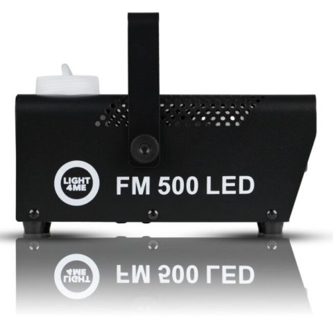 LIGHT4ME FM 500 LED V2 - Wytwornica dymu/mgły, pilot bezprzewodowy, moc 500W, efekt świetlny 3x1W RGB