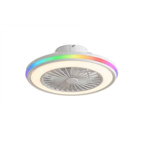 Wentylator sufitowy z oświetleniem LED RGB, ukrytymi łopatkami i pilotem Nexory InnovaGoods
