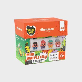 Klocki konstrukcyjne Marioinex Mini Waffle - City: Ulica, 280 elementów