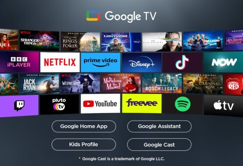 Telewizor TCL 50V6C DLED 50" 4K Ultra HD Google TV Dolby Atmos Metaliczny (OUTLET)