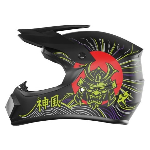 Kask pełny Kamikaze Tokyo Drift AKC208 rozmiar L