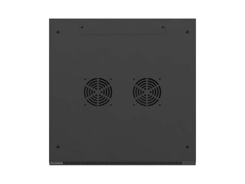 LANBERG SZAFA INSTALACYJNA RACK WISZĄCA 19" 4U 600X600 CZARNA DRZWI METALOWE (FLAT PACK)