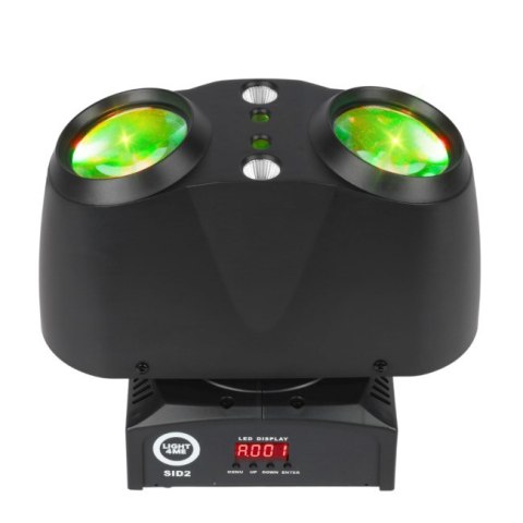 LIGHT4ME SID2 - Multiefekt świetlny LED 4w1 efekt beam/laser/stroboskop