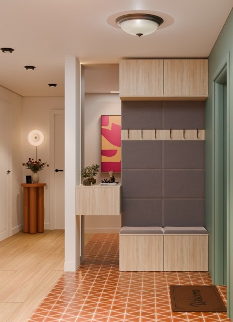 Garderoba Podwójny Wieszak HAGA II/2W DĄB SONOMA