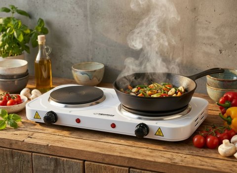 ESPERANZA KUCHENKA ELEKTRYCZNA YELLOWSTONE 1500W + 1000W EKH014W