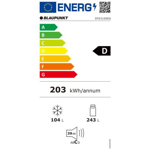 Lodówka kombinowana Blaupunkt 5FS (Odnowione B)