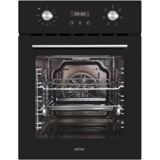 Piekarnik elektryczny do zabudowy MPM-45-BO-22 45 cm czarny, termoobieg, funkcja grill