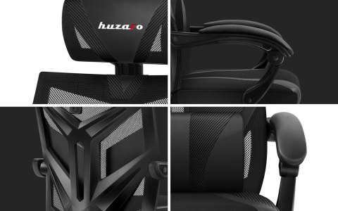 Fotel gamingowy Huzaro Combat 5.0 Black (OUTLET)
