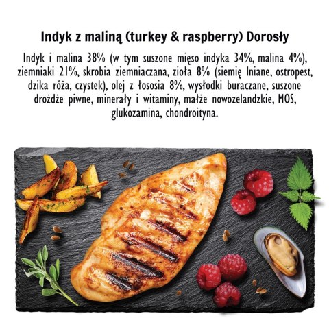 Paka Zwierzaka Seventh Heaven Indyk z maliną ''M'' 9kg (OUTLET)