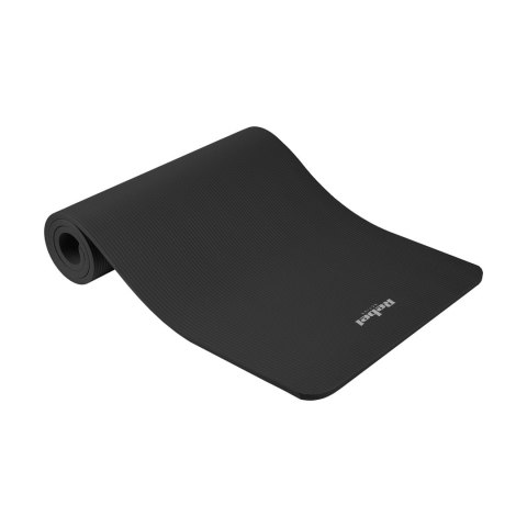 REBEL ACTIVE MATA GIMNASTYCZNA DO ĆWICZEŃ JOGA, PILATES, FITNESS, 183X61CM, GRUBOŚĆ 6MM, MATERIAŁ TPE RBA-3152-BK