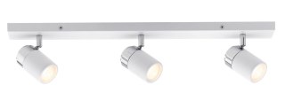 Oprawa ścienno sufitowa ZYLI GU10 max. 3x10W IP44 230V biały / chrom /metal