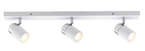 Oprawa ścienno sufitowa ZYLI GU10 max. 3x10W IP44 230V biały / chrom /metal