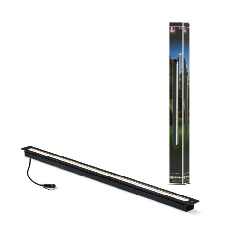 Wallwasher Plug & Shine wbudowana 8W 3000K IP67 24V nabudowana antracyt / aluminium