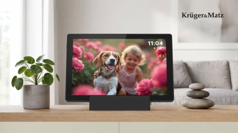 Cyfrowa ramka Kruger&Matz na zdjęcia FRAMEO WiFi 10,1" z wbudowanym akumulatorem