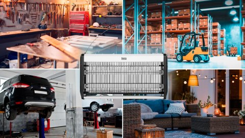 Lampa owadobójcza TEESA rażąca 30W(2x15W)