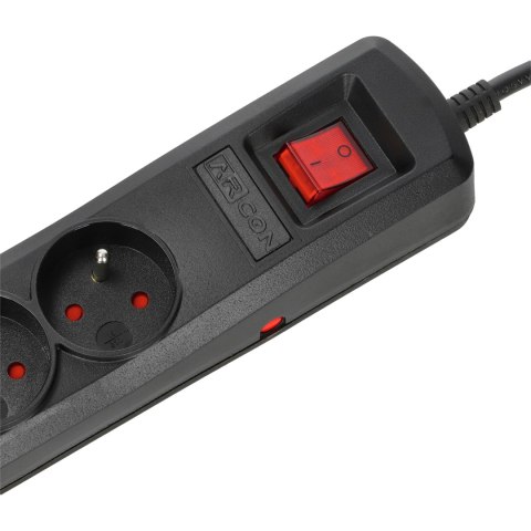 Listwa zasilająca ARC5 5g 3,0m czarna ARcon