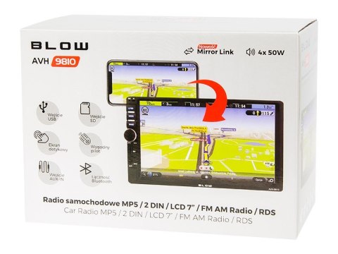BLOW RADIO AVH-9810 2DIN 7" (OUTLET)