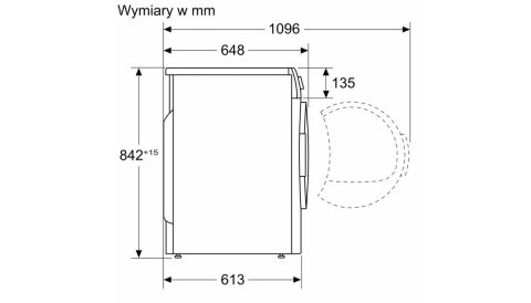 Suszarka do bielizny BOSCH WQG243DRPL (OUTLET)