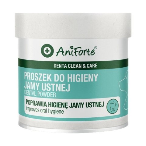 AniForte Denta Clean & Care - proszek do higieny jamy ustnej dla psa i kota 80g