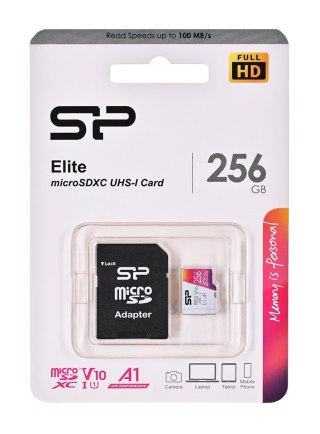 Silicon Power microSDXC Elite 256GB CL10 UHS-1/U1 A1