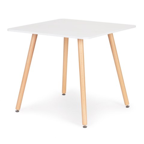 Stolik kuchenny nowoczesny drewniany kwadratowy 80x80 cm ModernHome