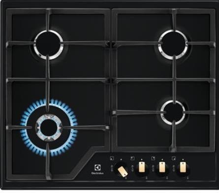 Płyta gazowa ELECTROLUX EGS6436RK czarna retro
