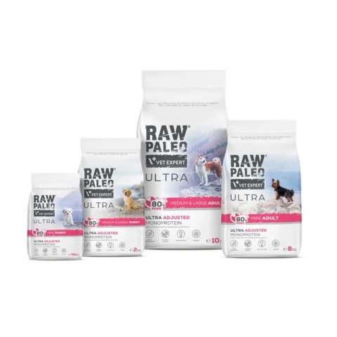 Raw Paleo Ultra Pork Medium&Large Adult 10kg (WYPRZEDAŻ)