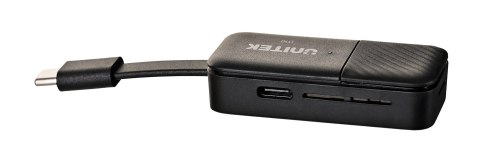 UNITEK BEZPRZEWODOWY NADAJNIK HDMI DO 50M, USB-C, CZARNY